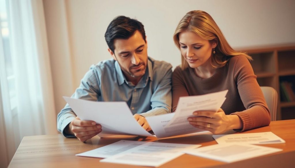 A couple sitting at a wooden table, poring over financial documents and discussing inheritance tax planning. Soft, warm lighting illuminates their focused expressions as they review legal paperwork and calculate strategies to minimize their tax burden. The background blurs softly, drawing attention to the important task at hand. A sense of careful consideration and thoughtful collaboration permeates the scene, reflecting the seriousness of the subject matter. The image conveys the gravity of inheritance tax planning for married couples, while maintaining a composed, professional atmosphere. A couple sitting at a wooden table, poring over financial documents and discussing inheritance tax planning. Soft, warm lighting illuminates their focused expressions as they review legal paperwork and calculate strategies to minimize their tax burden. The background blurs softly, drawing attention to the important task at hand. A sense of careful consideration and thoughtful collaboration permeates the scene, reflecting the seriousness of the subject matter. The image conveys the gravity of inheritance tax planning for married couples, while maintaining a composed, professional atmosphere.