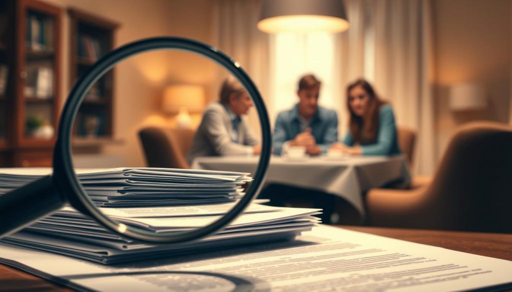 A detailed illustration of the complex implications of inheritance tax, captured through a meticulously crafted scene. In the foreground, a magnifying glass hovers over a stack of legal documents, highlighting the intricate details that must be navigated. The middle ground features a family gathered around a table, engaged in a thoughtful discussion, their expressions reflecting the gravity of the financial decisions at hand. The background is softly blurred, emphasizing the sense of contemplation and the need for careful planning. The lighting is warm and subdued, creating an atmosphere of seriousness and contemplation. The overall composition conveys the importance of understanding the nuances of inheritance tax and its impact on family legacies. A detailed illustration of the complex implications of inheritance tax, captured through a meticulously crafted scene. In the foreground, a magnifying glass hovers over a stack of legal documents, highlighting the intricate details that must be navigated. The middle ground features a family gathered around a table, engaged in a thoughtful discussion, their expressions reflecting the gravity of the financial decisions at hand. The background is softly blurred, emphasizing the sense of contemplation and the need for careful planning. The lighting is warm and subdued, creating an atmosphere of seriousness and contemplation. The overall composition conveys the importance of understanding the nuances of inheritance tax and its impact on family legacies.