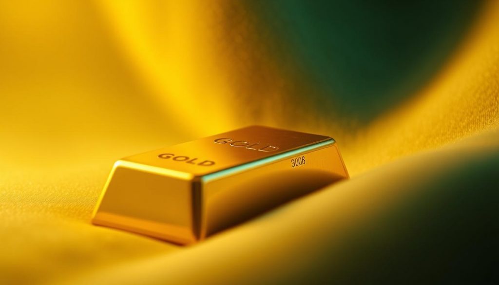 A gleaming, solid gold bar resting against a plush, velvet-textured background, casting a warm, reflective glow. The bar is positioned in the foreground, with a shallow depth of field blurring the background, drawing the viewer's attention to the precious metal. Soft, directional lighting from the side creates subtle shadows, accentuating the bar's form and texture. The image conveys a sense of wealth, security, and the lasting value of gold as a tax-free inheritance asset. A gleaming, solid gold bar resting against a plush, velvet-textured background, casting a warm, reflective glow. The bar is positioned in the foreground, with a shallow depth of field blurring the background, drawing the viewer's attention to the precious metal. Soft, directional lighting from the side creates subtle shadows, accentuating the bar's form and texture. The image conveys a sense of wealth, security, and the lasting value of gold as a tax-free inheritance asset.