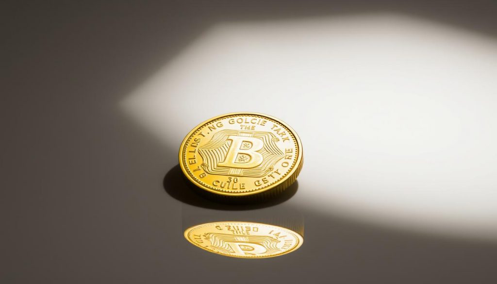 A high-contrast close-up of a gold sovereign coin resting on a glossy, reflective surface, illuminated by a soft, directional light. The coin's intricate details and gleaming finish are sharply in focus, highlighting its timeless design and premium craftsmanship. The background is a muted, neutral tone, allowing the coin to take center stage and emphasize its status as a valuable asset. The lighting and composition convey a sense of elegance and importance, befitting the subject of the coin's tax-exempt status. A high-contrast close-up of a gold sovereign coin resting on a glossy, reflective surface, illuminated by a soft, directional light. The coin's intricate details and gleaming finish are sharply in focus, highlighting its timeless design and premium craftsmanship. The background is a muted, neutral tone, allowing the coin to take center stage and emphasize its status as a valuable asset. The lighting and composition convey a sense of elegance and importance, befitting the subject of the coin's tax-exempt status.