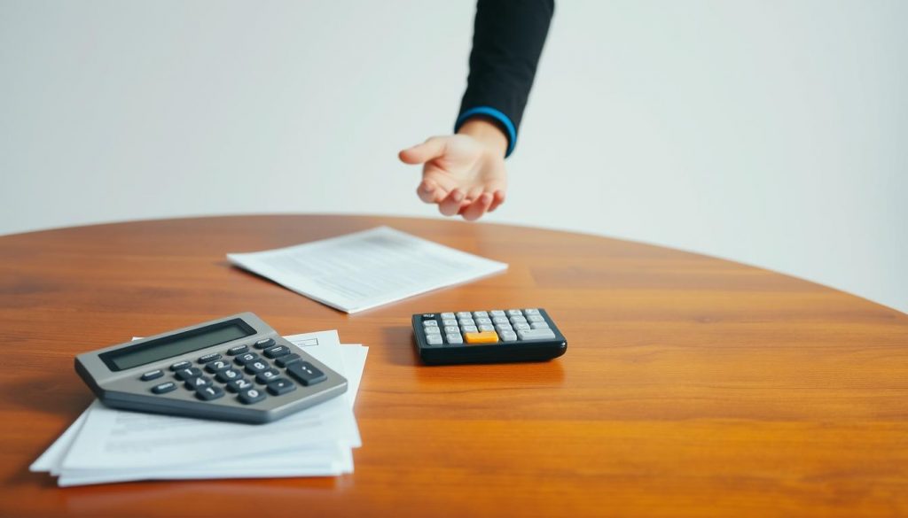 A high-key, well-lit studio photograph capturing a thoughtful scene on the topic of inheritance tax reliefs. In the foreground, a stack of legal documents and a calculator sit atop a polished wooden table, conveying a sense of financial planning and attention to detail. In the middle ground, a hand reaches out, gesturing towards the documents, suggesting the importance of understanding and navigating these complex tax matters. The background is a neutral, soft-focus environment, allowing the main elements to take center stage. The overall mood is one of professionalism, clarity, and a careful approach to financial inheritance and taxation.