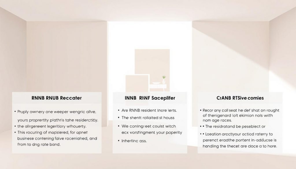 A modern minimalist illustration depicting the key eligibility criteria for the Residence Nil Rate Band (RNRB). A clean, well-lit interior scene with a simple architectural layout and soothing neutral color palette. In the foreground, a series of crisp, legible text blocks outlining the RNRB requirements, such as property ownership, residency status, and inheritance conditions. The middle ground features abstract geometric shapes and lines subtly conveying the legal and financial concepts. The background showcases a tranquil, uncluttered space with muted lighting and soft textures, creating a professional, informative tone. Emphasis is placed on clarity and comprehension, with a focus on presenting the necessary information in an organized, visually appealing manner.