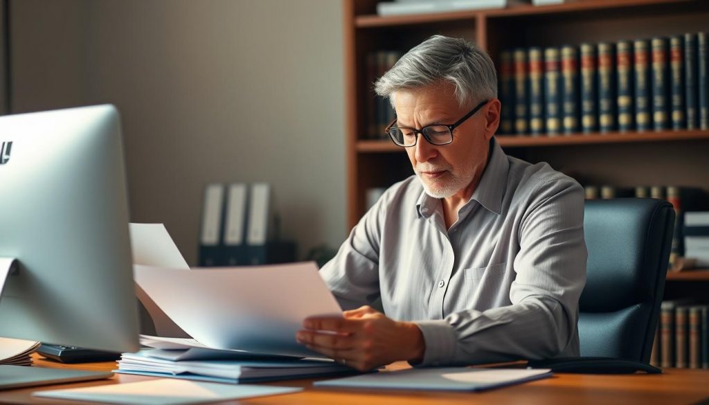 A professional financial advisor sits at a desk, carefully reviewing documents and analyzing data related to trust fund management for a nursing home. Soft, warm lighting illuminates the scene, creating a sense of thoughtfulness and expertise. The advisor's expression is one of focused concentration, determined to ensure the nursing home's financial stability and protect the well-being of its residents. The desk is neatly organized, with a computer, files, and a calculator, conveying a sense of order and attention to detail. The background features a bookshelf filled with financial and legal references, highlighting the depth of knowledge required for this specialized field. A professional financial advisor sits at a desk, carefully reviewing documents and analyzing data related to trust fund management for a nursing home. Soft, warm lighting illuminates the scene, creating a sense of thoughtfulness and expertise. The advisor's expression is one of focused concentration, determined to ensure the nursing home's financial stability and protect the well-being of its residents. The desk is neatly organized, with a computer, files, and a calculator, conveying a sense of order and attention to detail. The background features a bookshelf filled with financial and legal references, highlighting the depth of knowledge required for this specialized field.