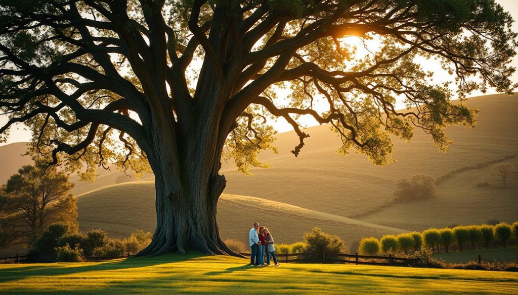 A serene landscape with a sturdy oak tree standing tall, its branches spreading wide to provide a sense of security and stability. In the foreground, a family gathers beneath the tree, their faces filled with contentment and trust. The soft, warm lighting casts a golden glow, creating an atmosphere of tranquility and protection. In the background, a rolling hill dotted with lush greenery, symbolizing the longevity and enduring nature of the trust. The composition conveys the benefits of trust registration, such as asset protection, financial security, and a legacy for future generations. A serene landscape with a sturdy oak tree standing tall, its branches spreading wide to provide a sense of security and stability. In the foreground, a family gathers beneath the tree, their faces filled with contentment and trust. The soft, warm lighting casts a golden glow, creating an atmosphere of tranquility and protection. In the background, a rolling hill dotted with lush greenery, symbolizing the longevity and enduring nature of the trust. The composition conveys the benefits of trust registration, such as asset protection, financial security, and a legacy for future generations.