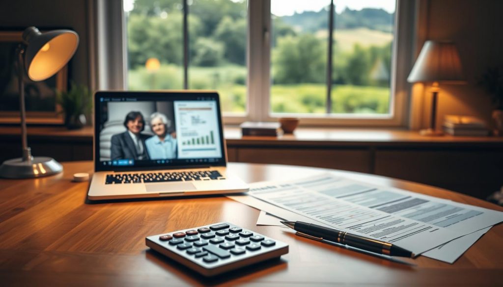 A serene office setting with a wooden desk, a family portrait, and a laptop displaying financial documents. Warm, focused lighting illuminates the scene, creating a contemplative atmosphere. In the foreground, a pen, calculator, and papers depict the process of analyzing tax implications. In the background, a window overlooks a lush, verdant landscape, symbolizing the long-term considerations of a family business. The scene conveys the thoughtful deliberation required to navigate the tax landscape for a family enterprise. A serene office setting with a wooden desk, a family portrait, and a laptop displaying financial documents. Warm, focused lighting illuminates the scene, creating a contemplative atmosphere. In the foreground, a pen, calculator, and papers depict the process of analyzing tax implications. In the background, a window overlooks a lush, verdant landscape, symbolizing the long-term considerations of a family business. The scene conveys the thoughtful deliberation required to navigate the tax landscape for a family enterprise.
