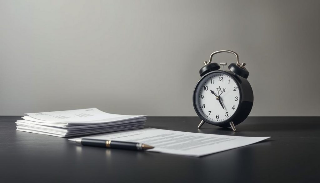 A stark, minimalist office desk with a stack of official documents, a pen, and a ticking clock against a muted, neutral background. Soft, diffused lighting creates a sense of gravity and urgency, highlighting the looming deadline. The composition emphasizes the deadline's relentless approach, conveying the pressure and importance of the inheritance tax payment. Detailed textures and shadows lend an air of seriousness and professionalism to the scene, underscoring the high-stakes nature of this financial obligation. A stark, minimalist office desk with a stack of official documents, a pen, and a ticking clock against a muted, neutral background. Soft, diffused lighting creates a sense of gravity and urgency, highlighting the looming deadline. The composition emphasizes the deadline's relentless approach, conveying the pressure and importance of the inheritance tax payment. Detailed textures and shadows lend an air of seriousness and professionalism to the scene, underscoring the high-stakes nature of this financial obligation.