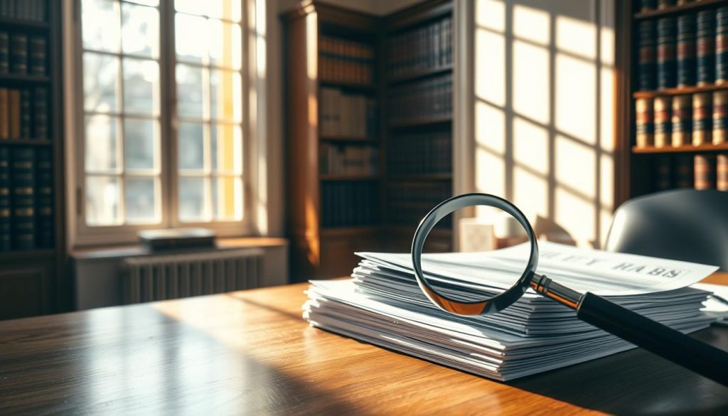 A sunlit office interior, a wooden desk with a stack of premium bonds and financial documents, casting long shadows. In the foreground, a magnifying glass hovers over the bonds, suggesting close inspection. The background features a bookshelf filled with leather-bound tomes, hinting at the accumulated knowledge required to navigate inheritance tax laws. Soft, diffused lighting emanates from a large window, creating a contemplative atmosphere. The scene conveys the importance of carefully managing one's financial legacy to minimize the impact of inheritance tax. A sunlit office interior, a wooden desk with a stack of premium bonds and financial documents, casting long shadows. In the foreground, a magnifying glass hovers over the bonds, suggesting close inspection. The background features a bookshelf filled with leather-bound tomes, hinting at the accumulated knowledge required to navigate inheritance tax laws. Soft, diffused lighting emanates from a large window, creating a contemplative atmosphere. The scene conveys the importance of carefully managing one's financial legacy to minimize the impact of inheritance tax.
