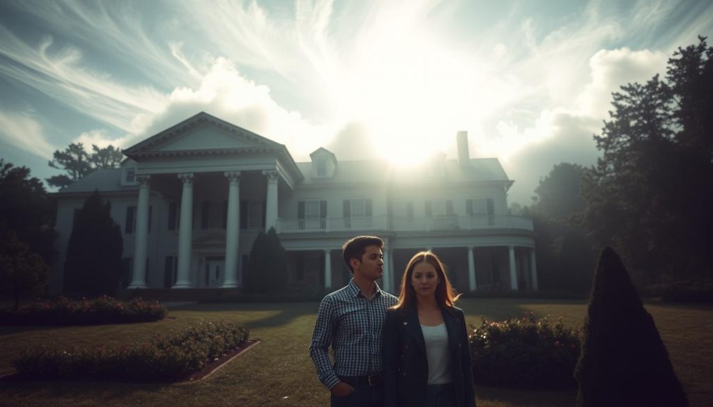 A vast, looming inheritance tax bill casts a shadow over a family's idyllic homestead, its stately columns and manicured gardens obscured by a sense of financial unease. In the foreground, a young couple stand contemplatively, their expressions a mixture of concern and determination. Muted sunlight filters through wispy clouds, illuminating the scene with a somber, introspective tone. The composition conveys the perceived unfairness of this tax, as the family grapples with the challenge of preserving their hard-earned legacy for future generations. A vast, looming inheritance tax bill casts a shadow over a family's idyllic homestead, its stately columns and manicured gardens obscured by a sense of financial unease. In the foreground, a young couple stand contemplatively, their expressions a mixture of concern and determination. Muted sunlight filters through wispy clouds, illuminating the scene with a somber, introspective tone. The composition conveys the perceived unfairness of this tax, as the family grapples with the challenge of preserving their hard-earned legacy for future generations.