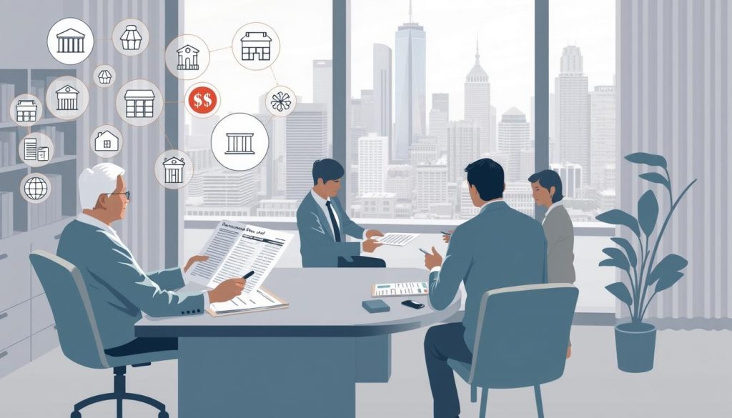 a detailed illustration of various pension asset types, including a clear overview of how they relate to inheritance tax. in the foreground, a financial advisor sits at a desk reviewing retirement account documents, with various pension plan icons and symbols floating around them. in the middle ground, a family gathers to discuss estate planning, with a pension fund statement and tax forms on a table in front of them. in the background, a cityscape with financial district skyscrapers is visible through a window, suggesting the broader economic context. the scene is rendered in a realistic, technical style with soft, muted lighting to convey a serious, analytical tone. a detailed illustration of various pension asset types, including a clear overview of how they relate to inheritance tax. in the foreground, a financial advisor sits at a desk reviewing retirement account documents, with various pension plan icons and symbols floating around them. in the middle ground, a family gathers to discuss estate planning, with a pension fund statement and tax forms on a table in front of them. in the background, a cityscape with financial district skyscrapers is visible through a window, suggesting the broader economic context. the scene is rendered in a realistic, technical style with soft, muted lighting to convey a serious, analytical tone.