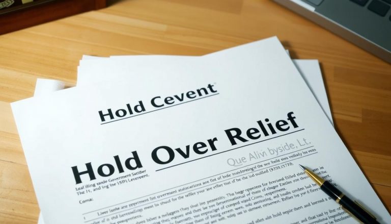 hold over relief form