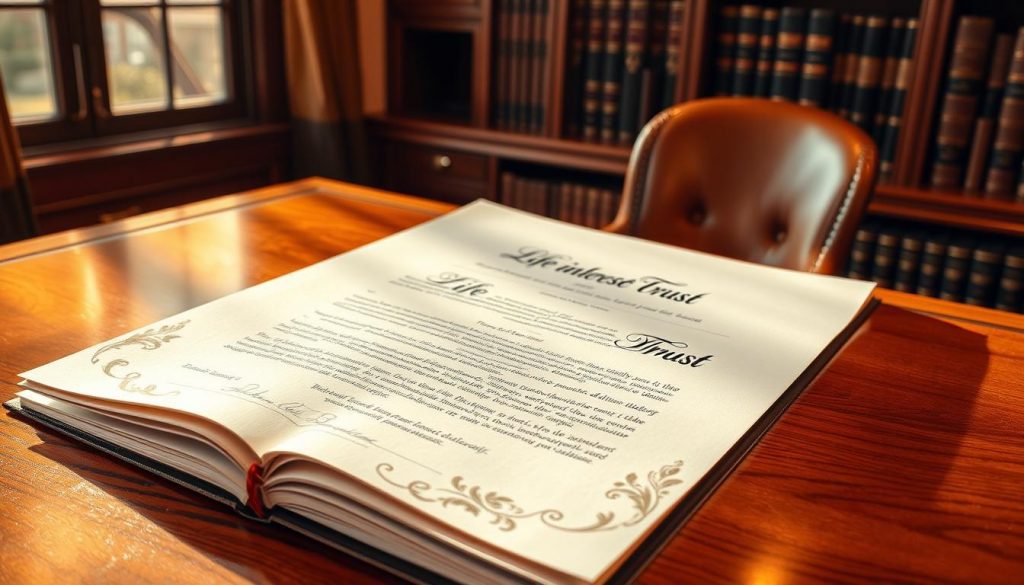 life interest trust will