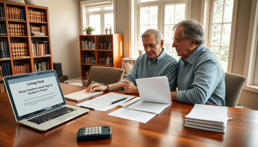 living trust creation process living trust creation process