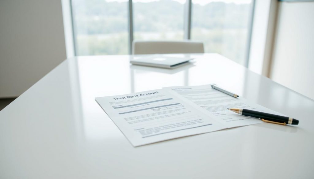 trust bank account application