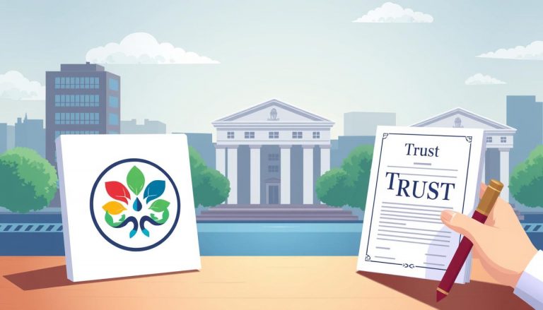 what is the difference between a charity and a trust