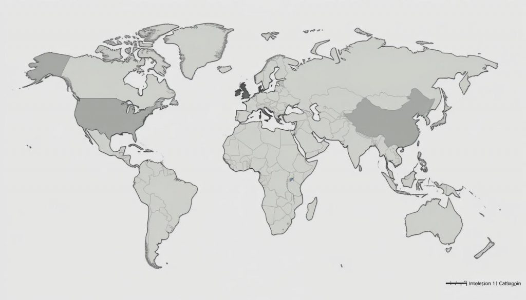 A detailed world map with distinct shaded regions representing countries that have double taxation agreements with the United Kingdom. The map is rendered in a clean, minimalist style with muted colors and soft gradients, creating a professional, data-driven aesthetic. The continents are clearly delineated, and the borders between countries are subtly defined. The overall composition conveys a sense of global interconnectedness and the intricate web of international tax treaties. The image is captured with a wide-angle lens, providing a comprehensive view of the worldwide distribution of these agreements. A detailed world map with distinct shaded regions representing countries that have double taxation agreements with the United Kingdom. The map is rendered in a clean, minimalist style with muted colors and soft gradients, creating a professional, data-driven aesthetic. The continents are clearly delineated, and the borders between countries are subtly defined. The overall composition conveys a sense of global interconnectedness and the intricate web of international tax treaties. The image is captured with a wide-angle lens, providing a comprehensive view of the worldwide distribution of these agreements.