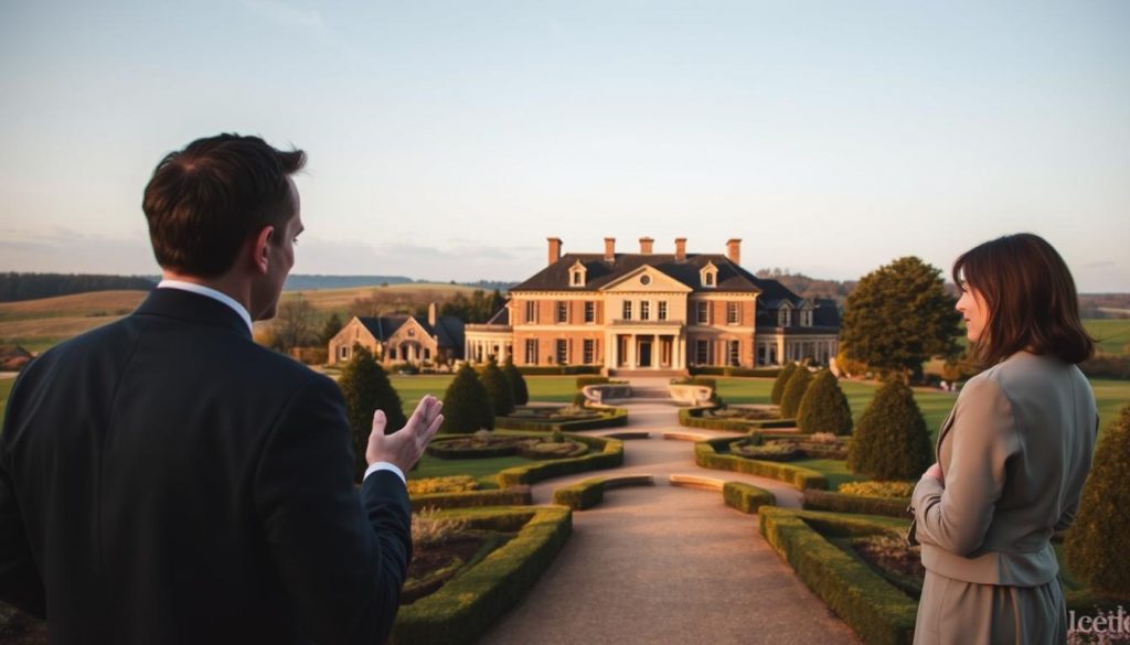 A stately manor house nestled amidst rolling hills, its grand facade bathed in warm, golden light. In the foreground, a group of well-dressed individuals engaged in an earnest discussion, their gestures and expressions conveying the importance of the topic at hand. The middle ground features a lush, manicured garden, with a meandering path leading towards the impressive building. In the background, a cloudless sky stretches out, lending an air of serenity and timelessness to the scene. The overall mood is one of elegance, thoughtfulness, and the weight of decisions that will shape the future. A stately manor house nestled amidst rolling hills, its grand facade bathed in warm, golden light. In the foreground, a group of well-dressed individuals engaged in an earnest discussion, their gestures and expressions conveying the importance of the topic at hand. The middle ground features a lush, manicured garden, with a meandering path leading towards the impressive building. In the background, a cloudless sky stretches out, lending an air of serenity and timelessness to the scene. The overall mood is one of elegance, thoughtfulness, and the weight of decisions that will shape the future.