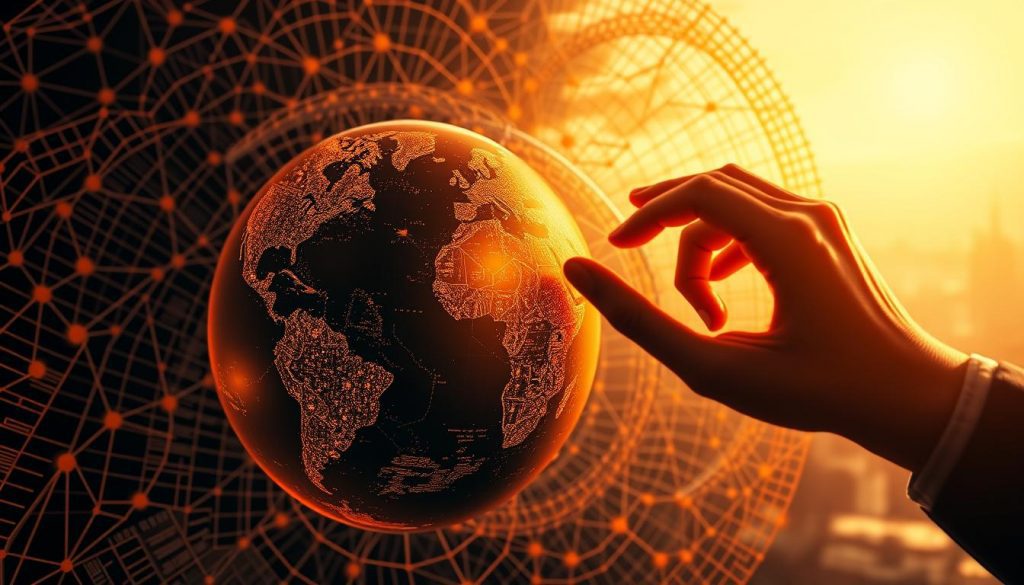 An international tax landscape, a complex web of treaties and regulations. In the foreground, a globe bathed in warm, golden light, symbolizing the interconnected nature of global finance. Surrounding it, a tapestry of intricate patterns and geometric shapes, representing the intricacies of cross-border tax policies. In the middle ground, a pair of hands carefully navigating this maze, highlighting the importance of understanding double taxation agreements. In the background, a soft, blurred cityscape, hinting at the global reach of these financial systems. Crisp, cinematic lighting and a sense of depth and perspective convey the gravity and significance of this topic. An international tax landscape, a complex web of treaties and regulations. In the foreground, a globe bathed in warm, golden light, symbolizing the interconnected nature of global finance. Surrounding it, a tapestry of intricate patterns and geometric shapes, representing the intricacies of cross-border tax policies. In the middle ground, a pair of hands carefully navigating this maze, highlighting the importance of understanding double taxation agreements. In the background, a soft, blurred cityscape, hinting at the global reach of these financial systems. Crisp, cinematic lighting and a sense of depth and perspective convey the gravity and significance of this topic.