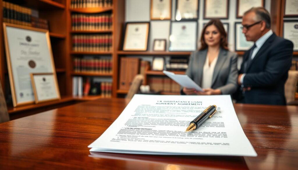 UK inheritance loan agreement