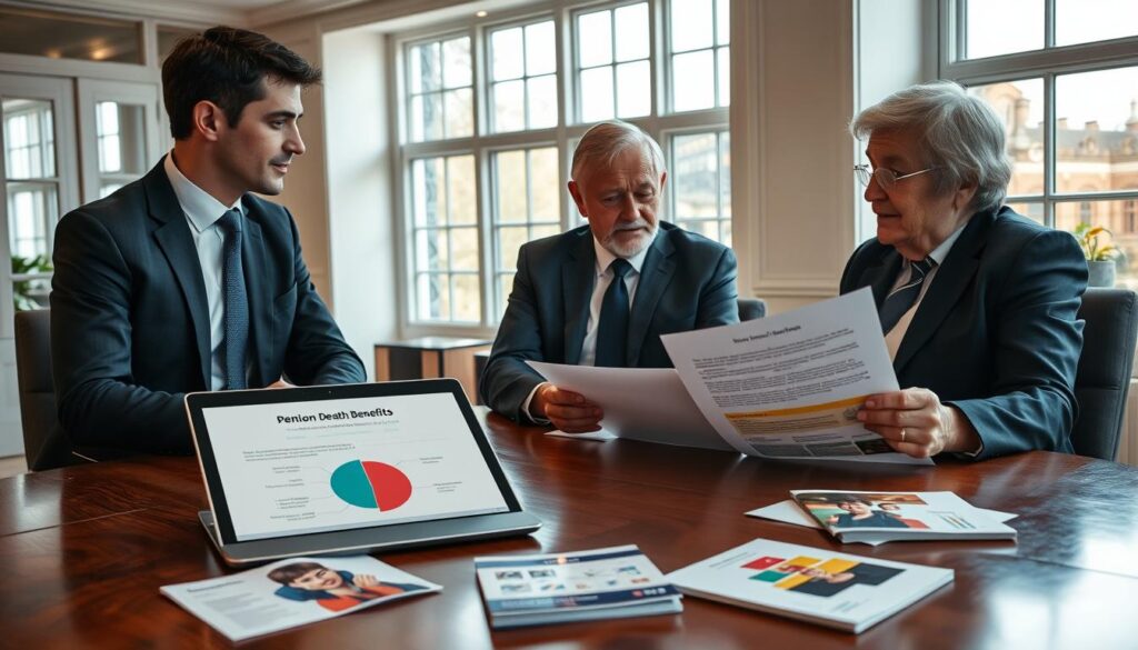 UK pension death benefits