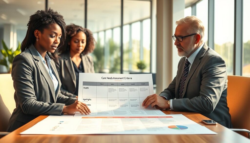 care needs assessment criteria