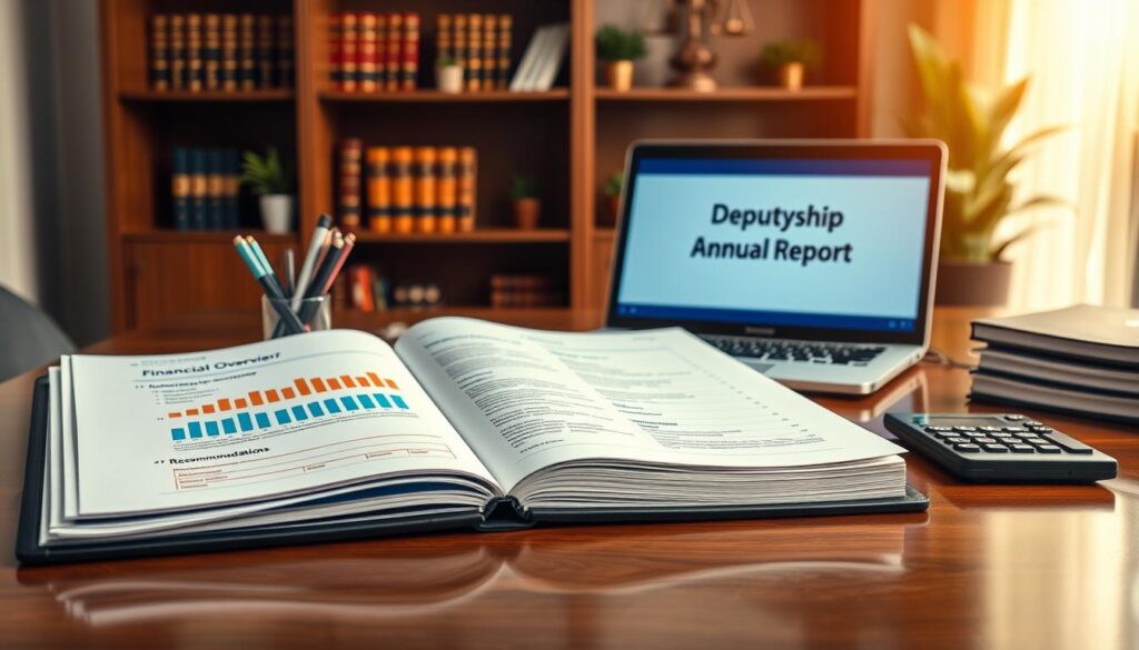 deputyship annual report components