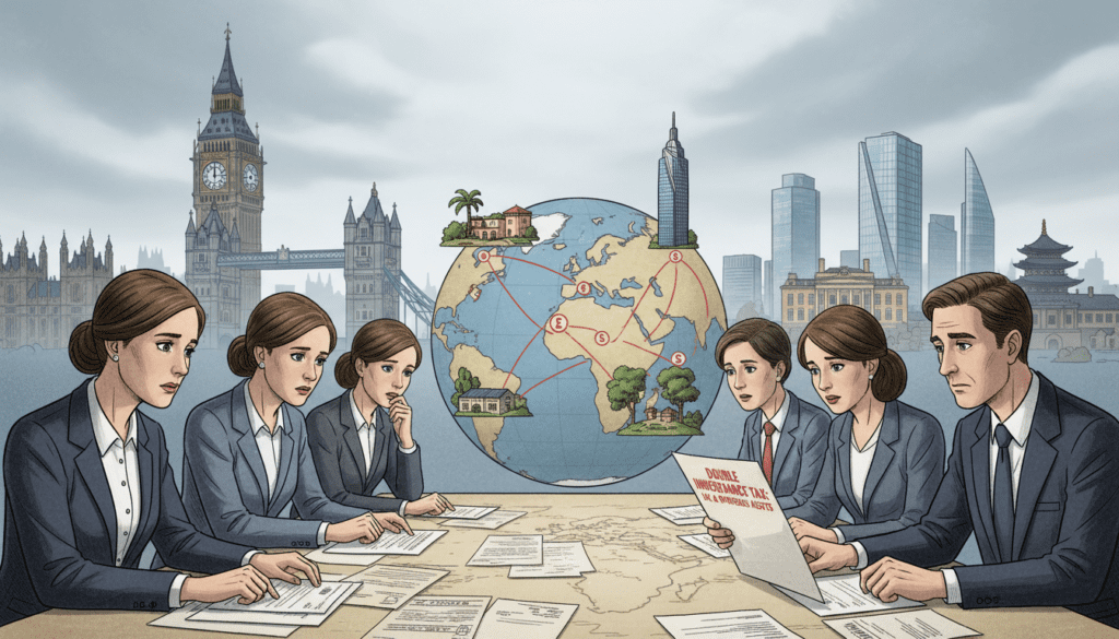 double taxation on inheritance for overseas property owners uk