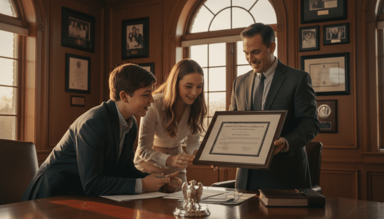 gifting shares in a family company to children uk