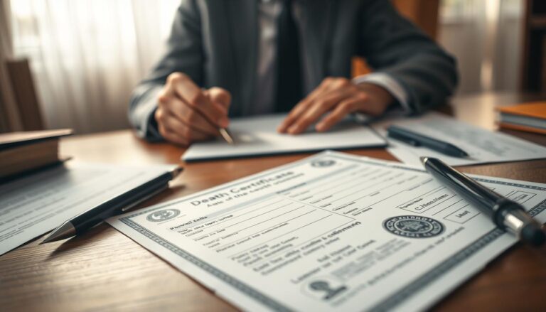 incorrect death certificate probate UK