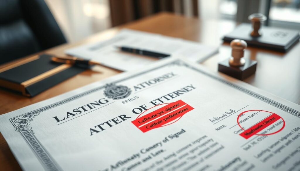 lasting power of attorney certificate errors UK