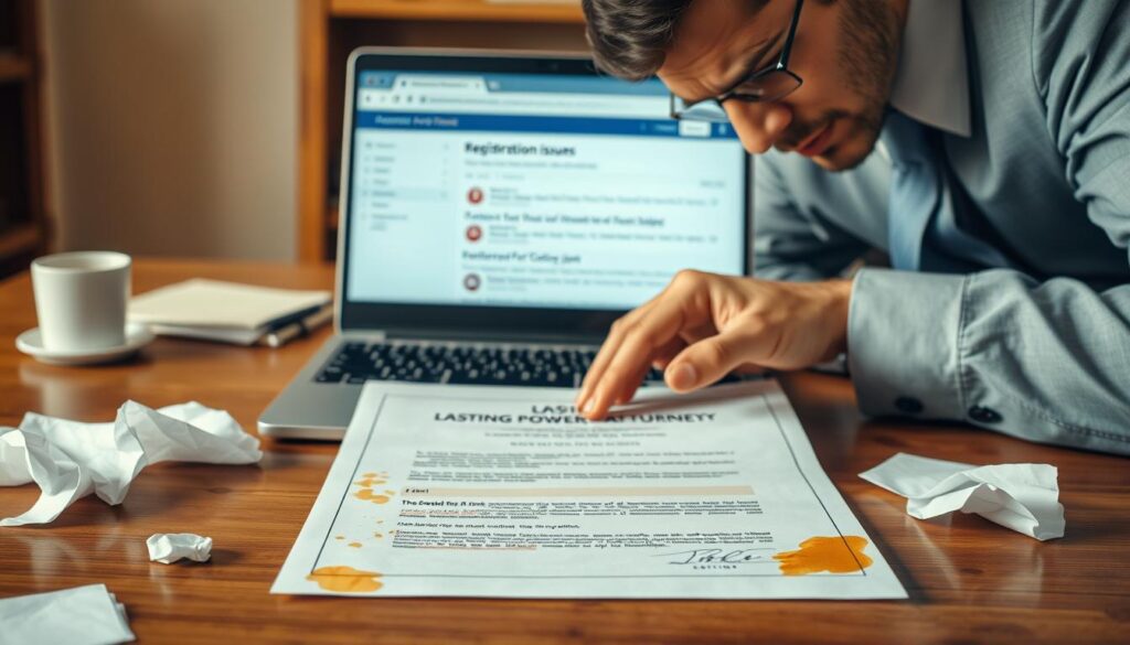 lasting power of attorney certificate problems