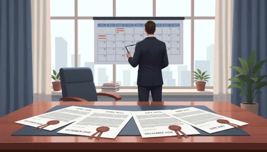 multiple trusts set different days