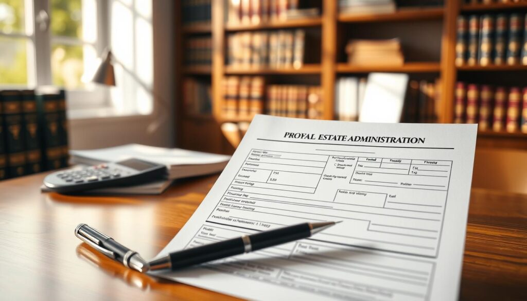 probate estate administration form probate estate administration form