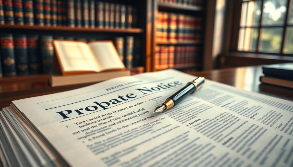 probate notice in Gazette