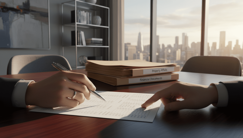 property financial affairs