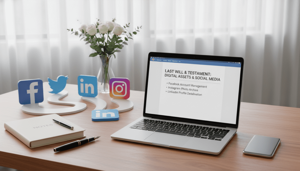 social media accounts