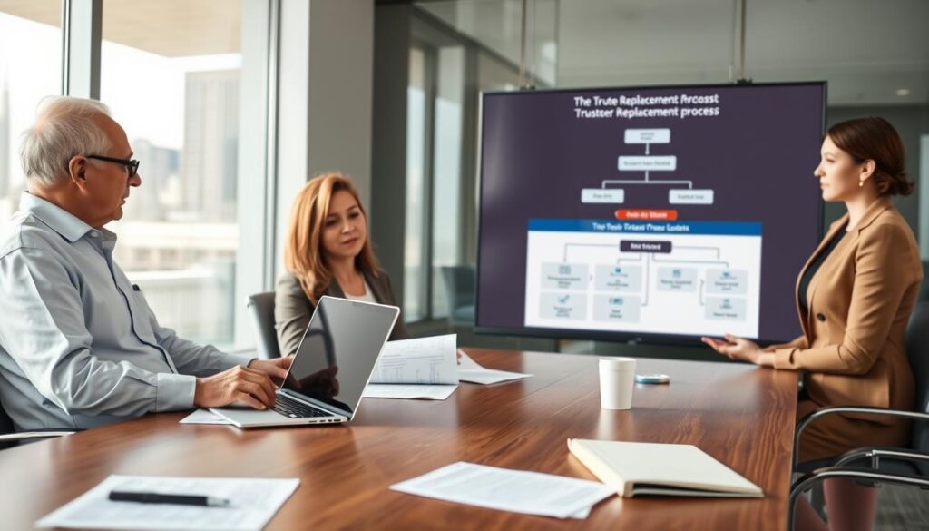 trustee replacement process UK