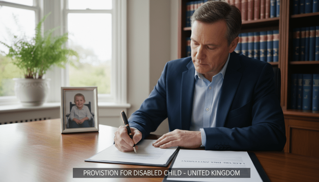 writing a will for disabled child uk