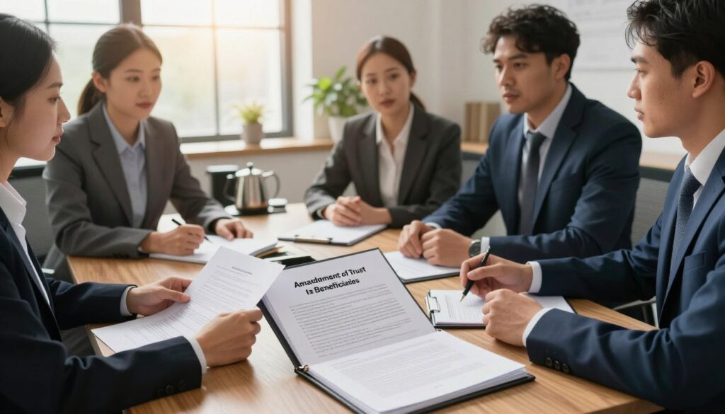 UK trust beneficiaries amendment