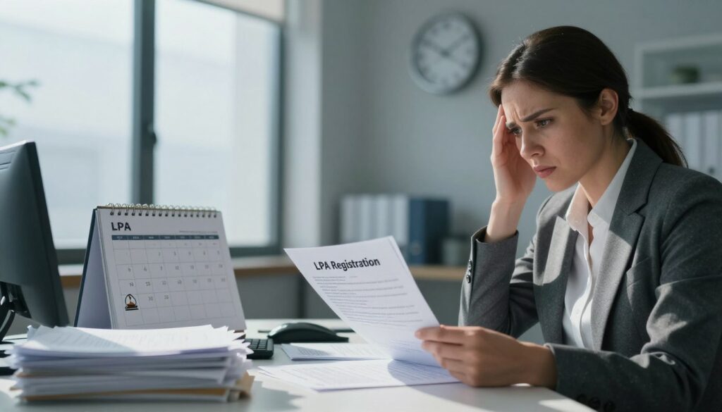 common delays in LPA registration