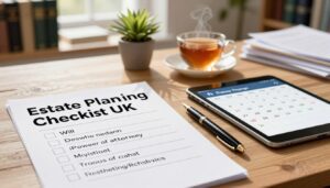 estate planning checklist UK what documents do I need