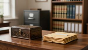 how to store a will safely in England and Wales