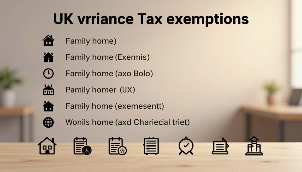 inheritance tax exemptions list