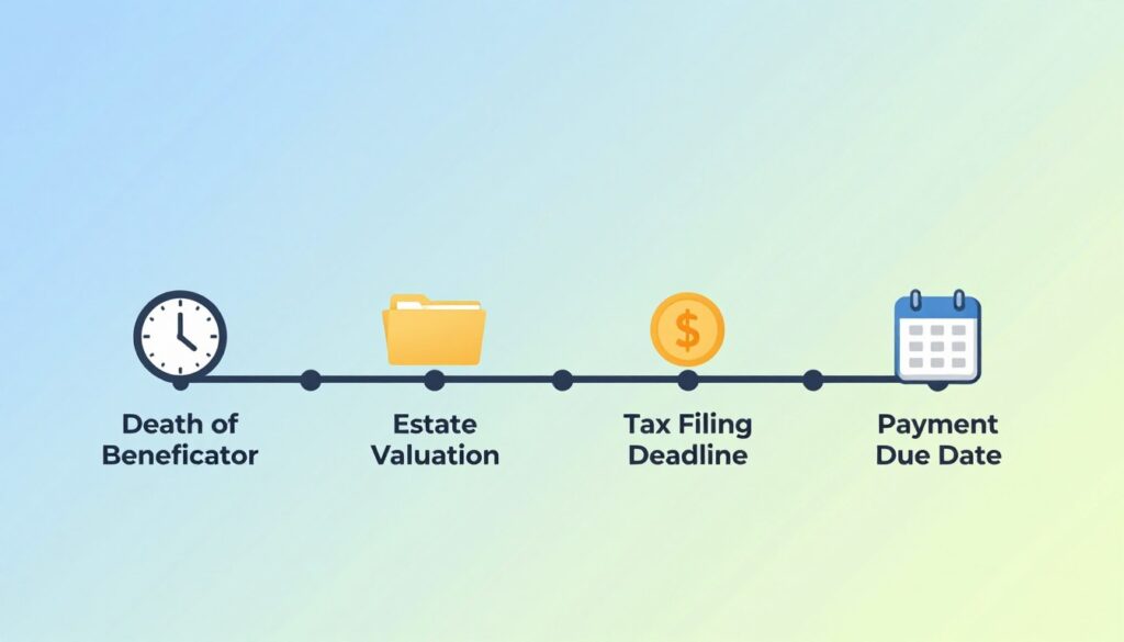inheritance tax payment timeline