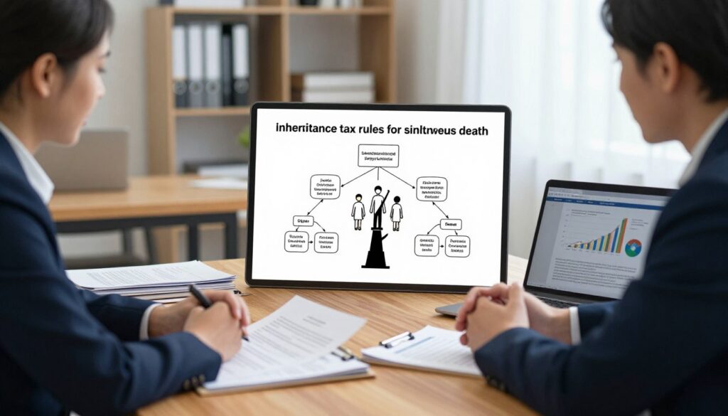 inheritance tax rules for simultaneous death