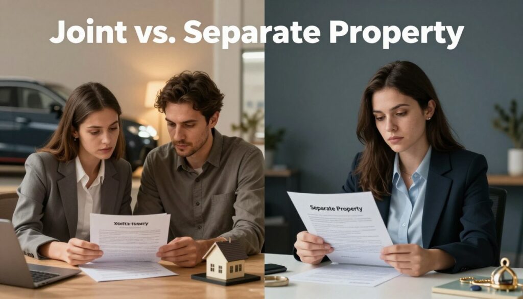 joint vs separate property