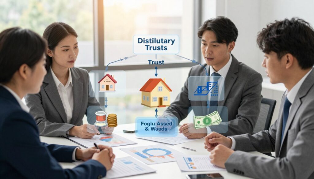 trust assets distribution