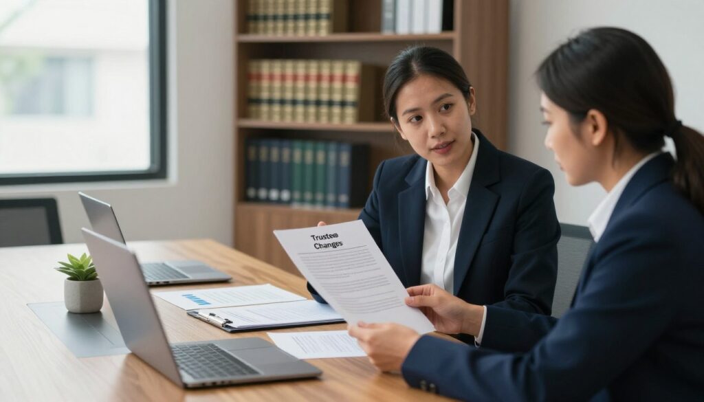 trustee changes in UK trusts