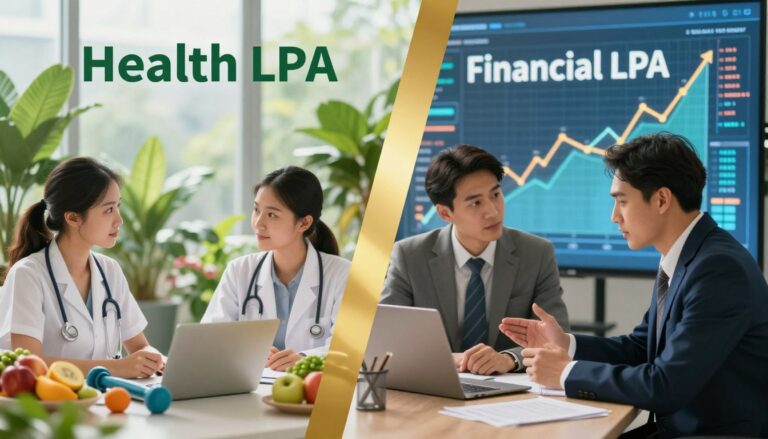 what is the difference between a health LPA and a financial LPA