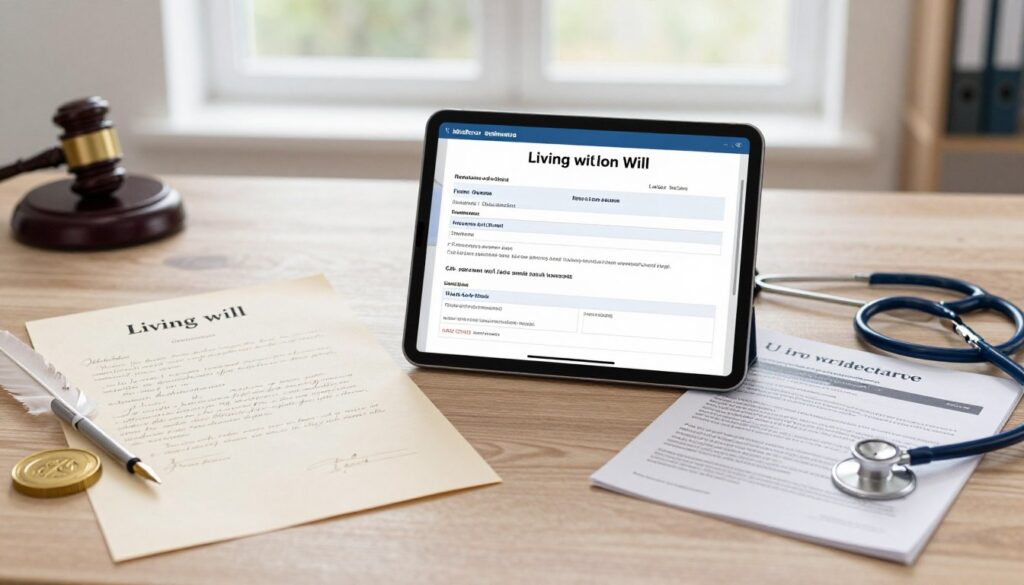 will vs living will UK